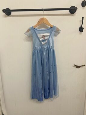 Frozen Disney Frozen II Elsa Costume Nightgown in Light Blue